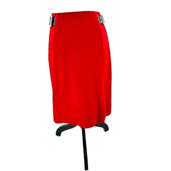 Vintage Harold’s Red ￼ Skirt ￼ Wool, And Cashmere Blend Size 2 - Picture 11 of 15
